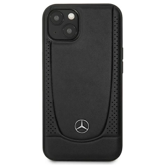 Чохол Mercedes для iPhone 15 Plus Leather Urban Black (MEHCP15MARMBK)