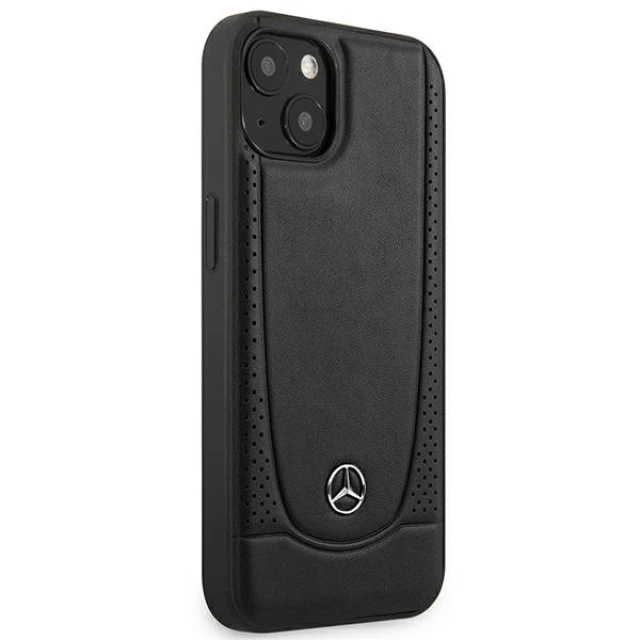 Чохол Mercedes для iPhone 15 Plus Leather Urban Black (MEHCP15MARMBK)