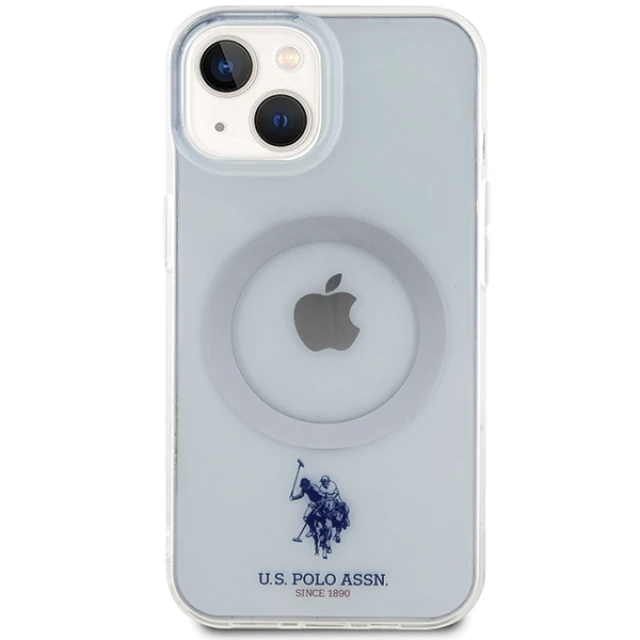 Чохол U.S. Polo Assn. Collection для iPhone 15 Transparent with MagSafe (USHMP15SUCIT)