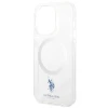 Чохол U.S. Polo Assn. Collection для iPhone 15 Pro Transparent with MagSafe (USHMP15LUCIT)