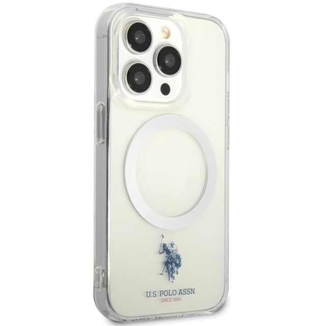 Чохол U.S. Polo Assn. Collection для iPhone 15 Pro Max Transparent with MagSafe (USHMP15XUCIT)