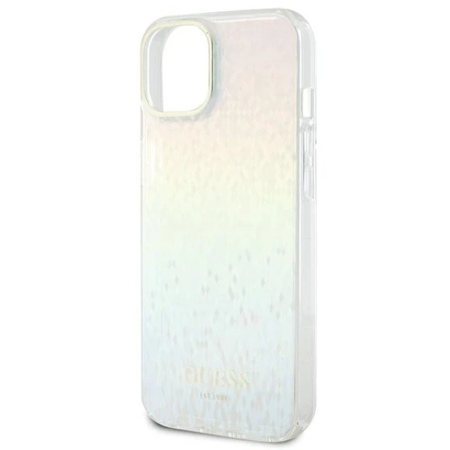 Чехол Guess IML Faceted Mirror Disco Iridescent для iPhone 12 | 12 Pro Multicolour (GUHCP12MHDECMI)