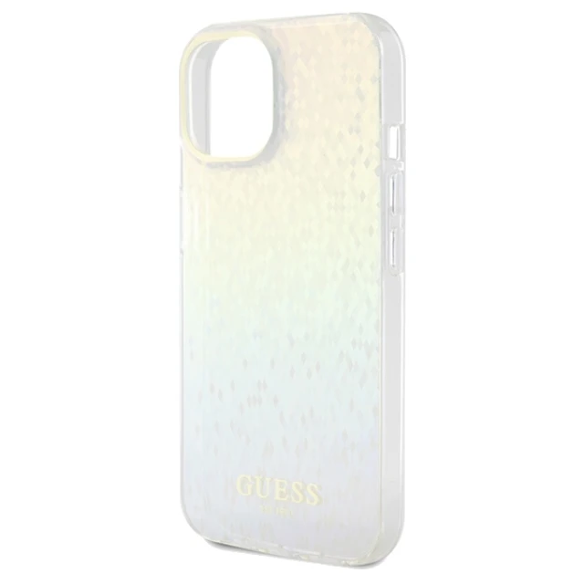 Чохол Guess IML Faceted Mirror Disco Iridescent для iPhone 15 | 14 | 13 Multicolour (GUHCP14SHDECMI)
