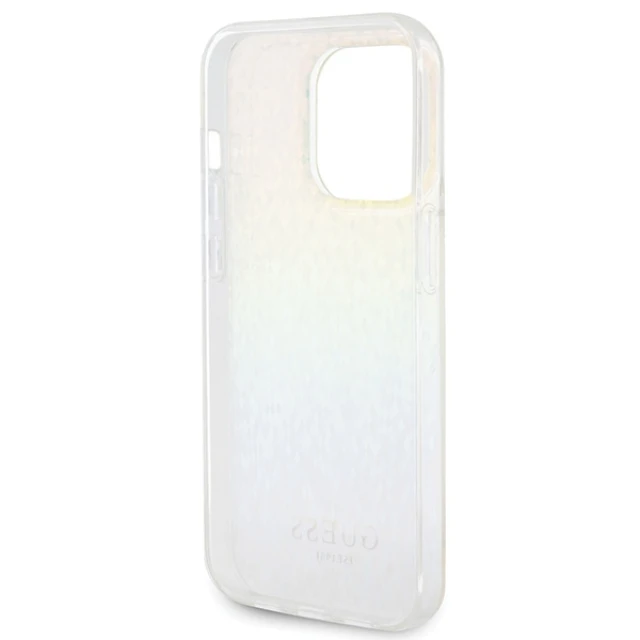 Чохол Guess IML Faceted Mirror Disco Iridescent для iPhone 15 Pro Multicolour (GUHCP15LHDECMI)