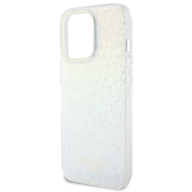 Чохол Guess IML Faceted Mirror Disco Iridescent для iPhone 15 Pro Max Multicolour (GUHCP15XHDECMI)