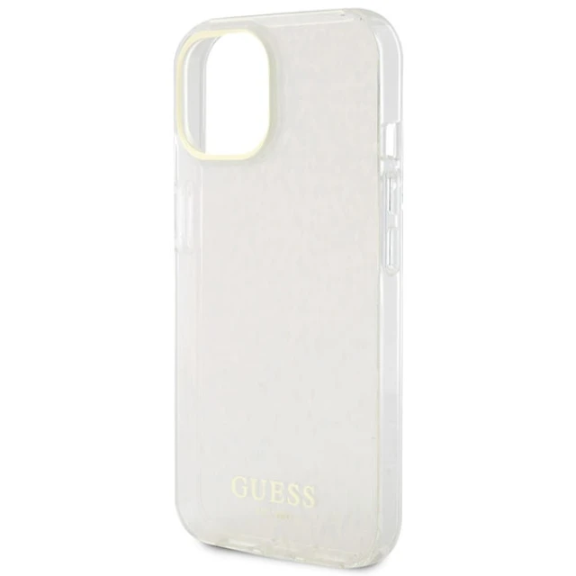Чохол Guess IML Faceted Mirror Disco Iridescent для iPhone 15 Pink (GUHCP15SHDECMP)
