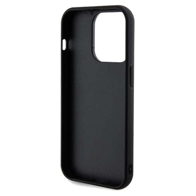 Чехол Guess Sequin Script Metal для iPhone 14 Pro Max Black (GUHCP14XPSFDGSK)