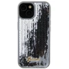 Чохол Guess Sequin Script Metal для iPhone 15 Silver (GUHCP15SPSFDGSS)