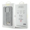 Чохол Guess Sequin Script Metal для iPhone 15 Pro Silver (GUHCP15LPSFDGSS)