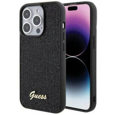 Чохол Guess Disco Metal Script для iPhone 15 Pro Black (GUHCP15LPMSDGSK)