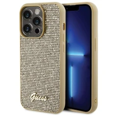 Чохол Guess Disco Metal Script для iPhone 15 Pro Gold (GUHCP15LPMSDGSD)