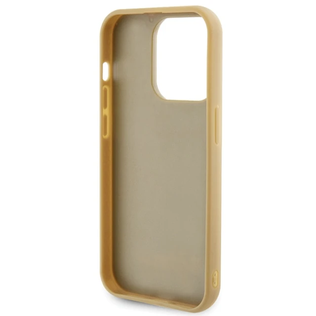 Чохол Guess Disco Metal Script для iPhone 15 Pro Gold (GUHCP15LPMSDGSD)
