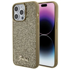 Чохол Guess Disco Metal Script для iPhone 15 Pro Max Gold (GUHCP15XPMSDGSD)