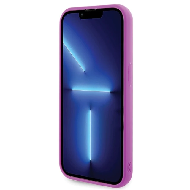Чохол Guess Disco Metal Script для iPhone 15 Pro Fuschia (GUHCP15LPMSDGSF)
