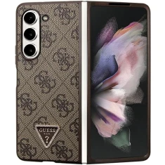 Чохол Guess Leather 4G Triangle Strass для Samsung Galaxy Fold5 (F946) Brown (GUHCZFD5P4TDPW)