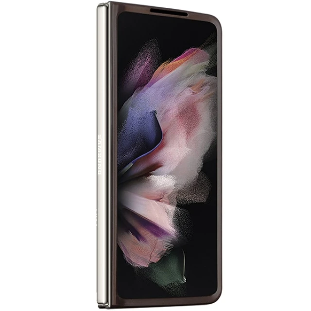 Чохол Guess Leather 4G Triangle Strass для Samsung Galaxy Fold5 (F946) Brown (GUHCZFD5P4TDPW)