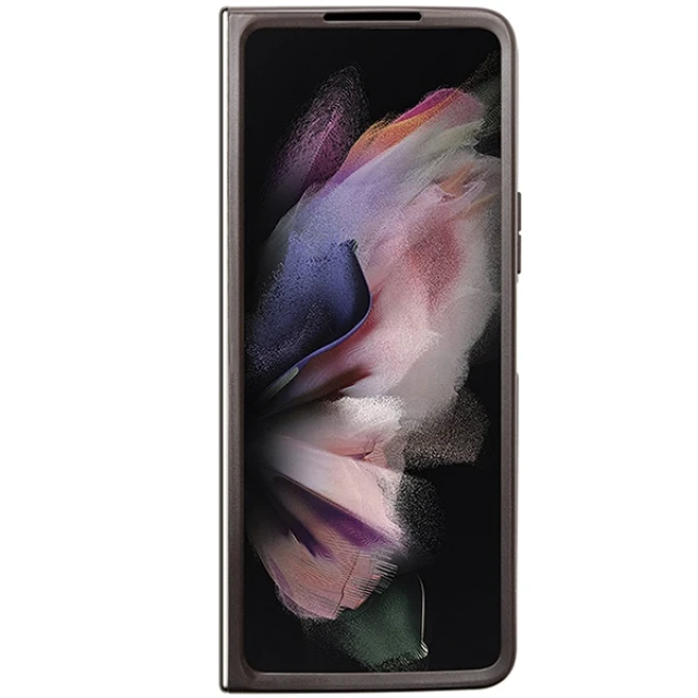 Чохол Guess Leather 4G Triangle Strass для Samsung Galaxy Fold5 (F946) Brown (GUHCZFD5P4TDPW)