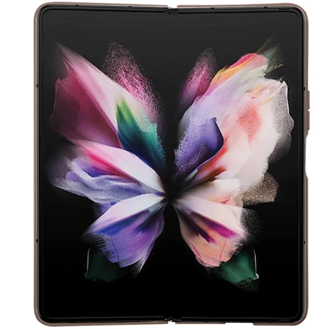 Чохол Guess Leather 4G Triangle Strass для Samsung Galaxy Fold5 (F946) Brown (GUHCZFD5P4TDPW)