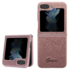 Чохол Guess Glitter Script для Samsung Galaxy Flip5 (F731) Pink (GUHCZF5HGGSHP)