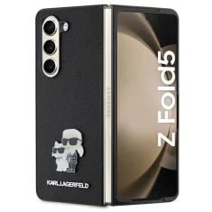 Чохол Karl Lagerfeld Saffiano Karl & Choupette Pin для Samsung Galaxy Fold5 Black (KLHCZFD5SAKCNPK)