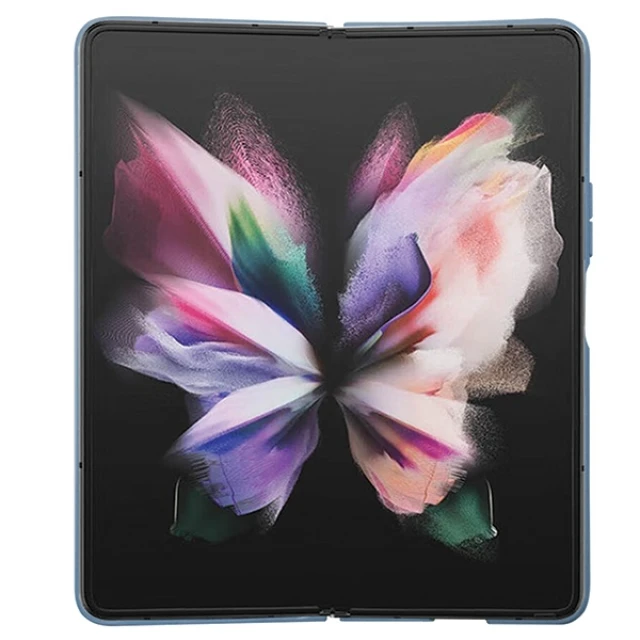 Чохол Guess Leather 4G Triangle Strass для Samsung Galaxy Fold5 (F946) Blue (GUHCZFD5P4TDPB)