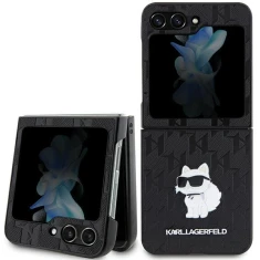 Чохол Karl Lagerfeld Saffiano Monogram Choupette Pin для Samsung Galaxy Flip5 (F731) Black (KLHCZF5SAPCHNPK)