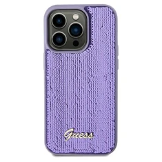 Чехол Guess Sequin Script Metal для iPhone 11 | XR Purple (GUHCN61PSFDGSU)
