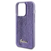 Чехол Guess Sequin Script Metal для iPhone 13 Pro Purple (GUHCP13LPSFDGSU)