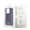 Чохол Guess Sequin Script Metal для iPhone 14 Pro Purple (GUHCP14LPSFDGSU)