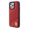 Чохол Ferrari Perforated Waves Metal Logo для iPhone 15 Pro Red (FEHCP15LPWAR)