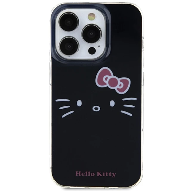 Чохол Hello Kitty Hardcase IML Kitty Face для iPhone 14 Pro Black (Hel000023-0)