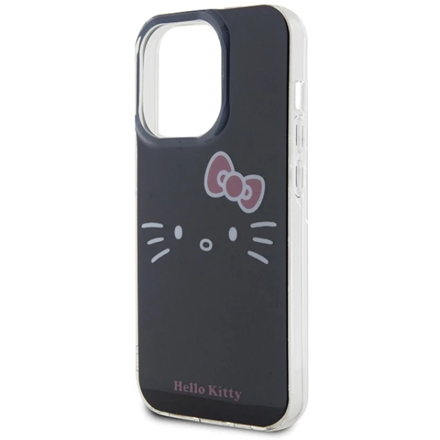 Чохол Hello Kitty Hardcase IML Kitty Face для iPhone 14 Pro Black (Hel000023-0)