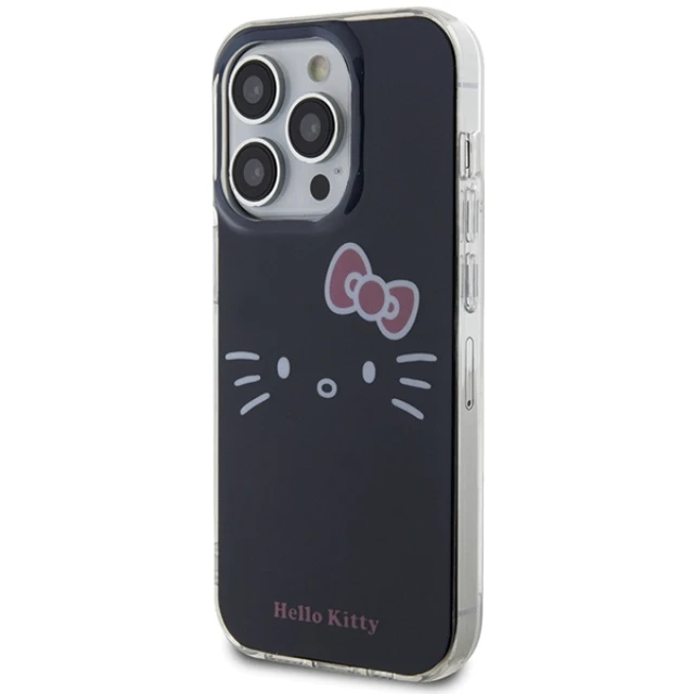 Чохол Hello Kitty IML Kitty Face для iPhone 14 Pro Max Black (HKHCP14XHKHLK)