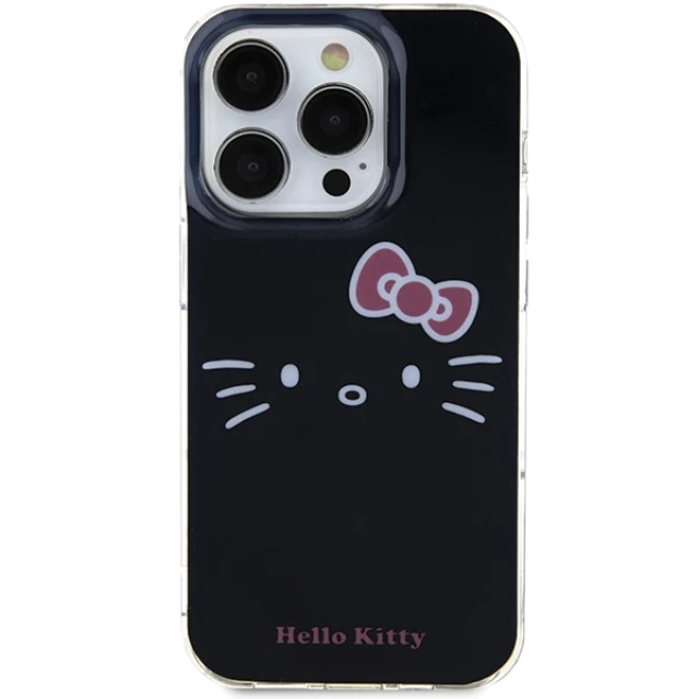 Чохол Hello Kitty IML Kitty Face для iPhone 14 Pro Max Black (HKHCP14XHKHLK)