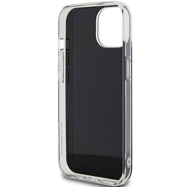 Чохол Hello Kitty Kitty Face для iPhone 15 | 14 | 13 Black (HKHCP15SHKHLK)