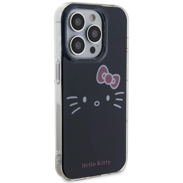 Чохол Hello Kitty IML Kitty Face для iPhone 15 Pro Max Black (HKHCP15XHKHLK)