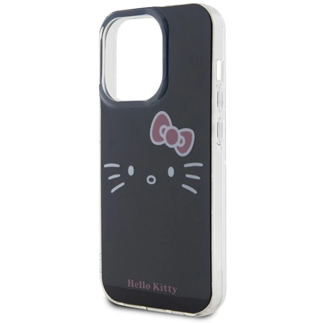 Чохол Hello Kitty IML Kitty Face для iPhone 15 Pro Max Black (HKHCP15XHKHLK)