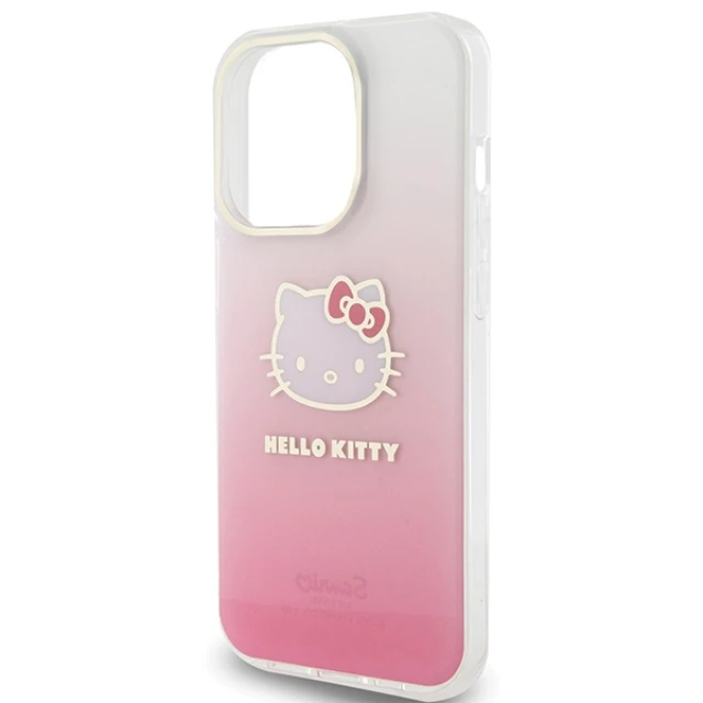 Чехол Hello Kitty IML Gradient Electrop для iPhone 14 Pro Pink (Hel000014-0)