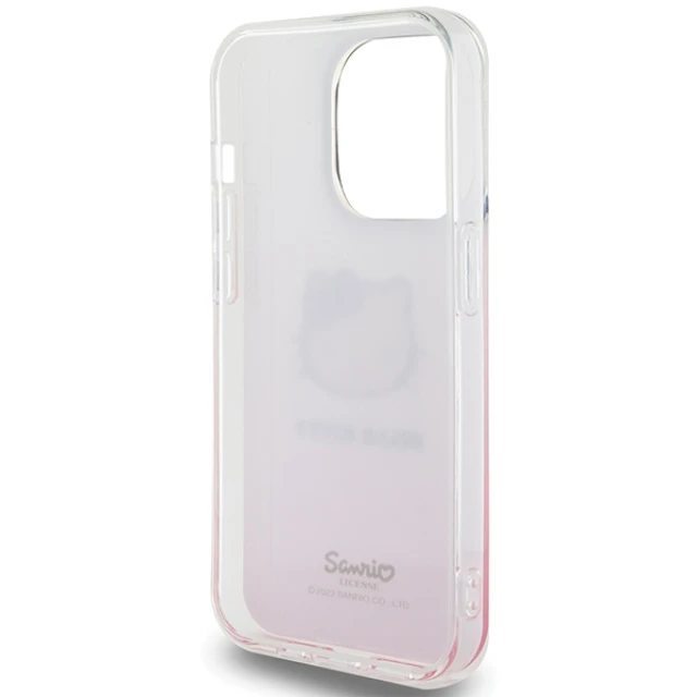 Чохол Hello Kitty IML Gradient Electrop Kitty Head для iPhone 14 Pro Max Pink (HKHCP14XHDGKEP)