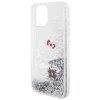 Чохол Hello Kitty Liquid Glitter Charms Kitty Head для iPhone 14 / 15 / 13 Silver (HKHCP14SLIKHET)
