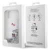 Чохол Hello Kitty Liquid Glitter Charms Kitty Head для iPhone 14 / 15 / 13 Silver (HKHCP14SLIKHET)