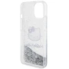 Чохол Hello Kitty Liquid Glitter Charms Kitty Head для iPhone 15 / 14 / 13 Silver (HKHCP15SLIKHET)