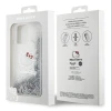 Чохол Hello Kitty Liquid Glitter Charms Kitty Head для iPhone 15 Pro Max Silver (HKHCP15XLIKHET)