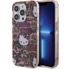Чохол Hello Kitty Tags Graffiti для iPhone 14 Pro Pink (Hel000022-0)