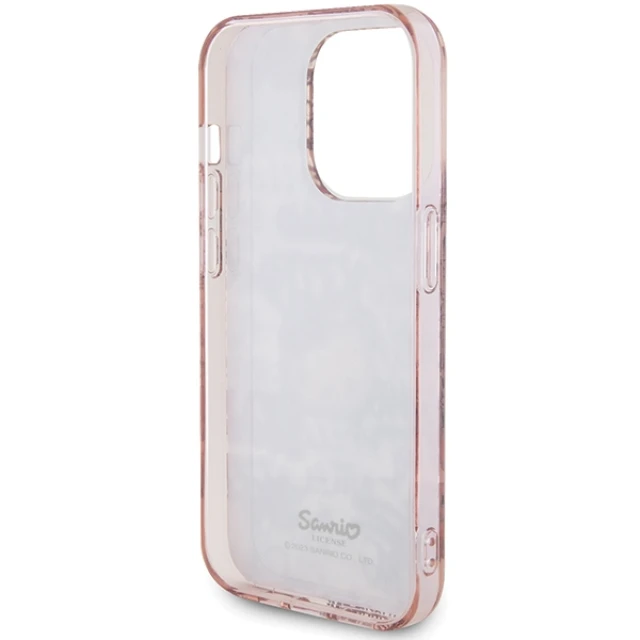 Чохол Hello Kitty Tags Graffiti для iPhone 15 Pro Max Pink (HKHCP15XHDGPTP)