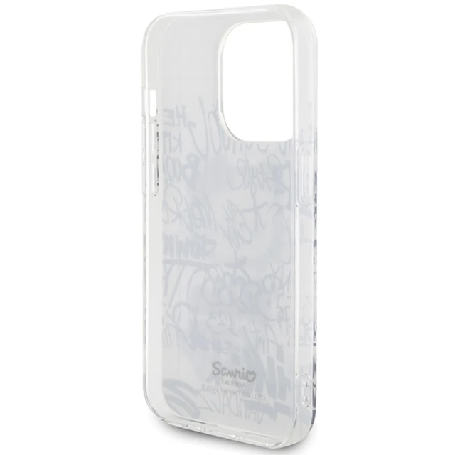 Чохол Hello Kitty Hardcase IML Kitty On Bricks Graffiti для iPhone 14 Pro Max White (HKHCP14XHDGPHT)