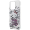 Чехол Hello Kitty Kitty On Bricks Graffiti для iPhone 15 Pro White (HKHCP15LHDGPHT)