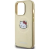 Чохол Hello Kitty Leather Kitty Head для iPhone 14 Pro Gold with MagSafe (Hel000044-0)