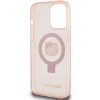 Чохол Hello Kitty Ring Stand Glitter Electrop Logo для iPhone 15 Pro Max Pink with MagSafe (Hel000117-0)