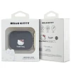 Чохол для навушників Hello Kitty Silicone 3D Kitty Head для AirPods Pro Black (HKAP3DKHSK)